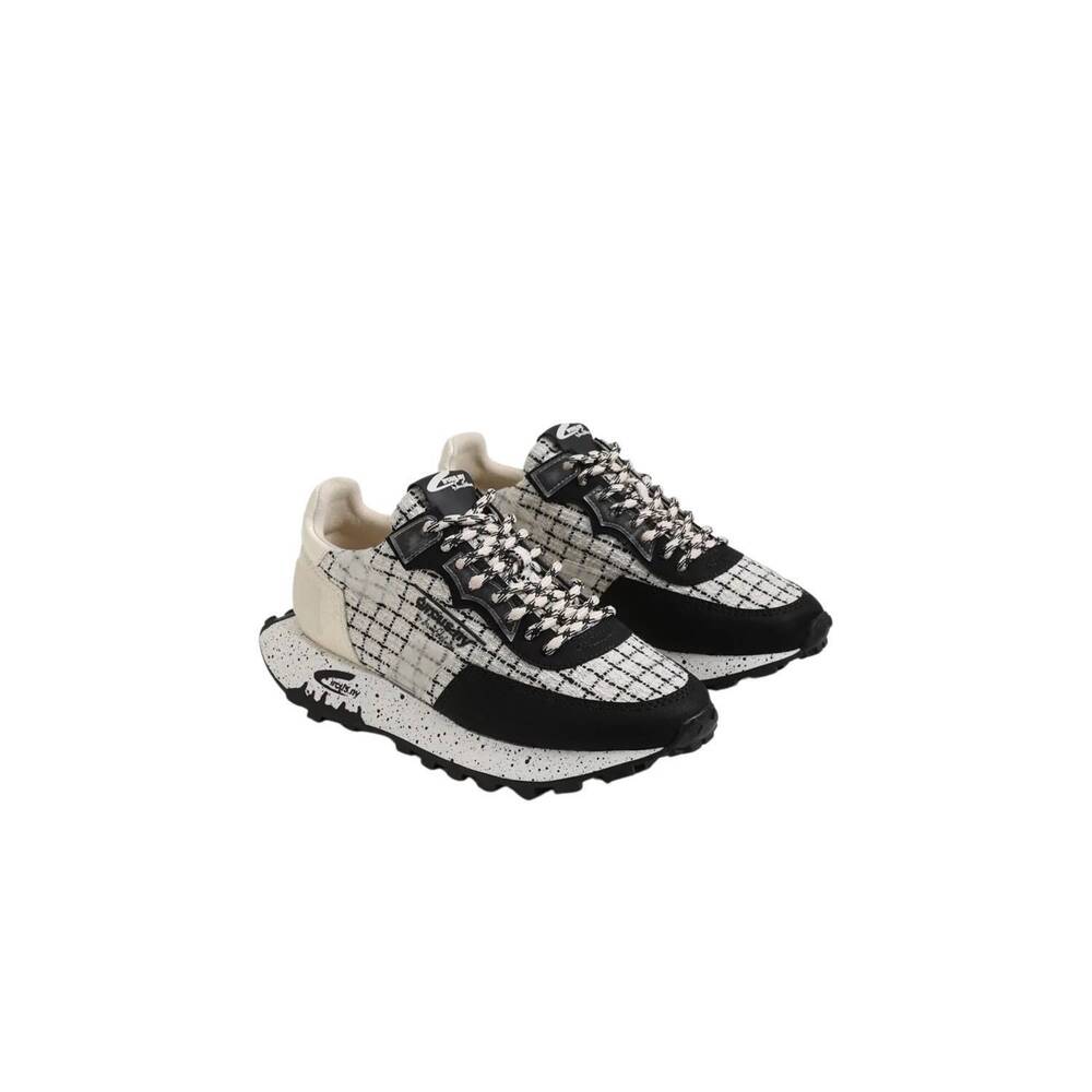 NEW CIRCUS.NY women's devyn sneakers in white/black